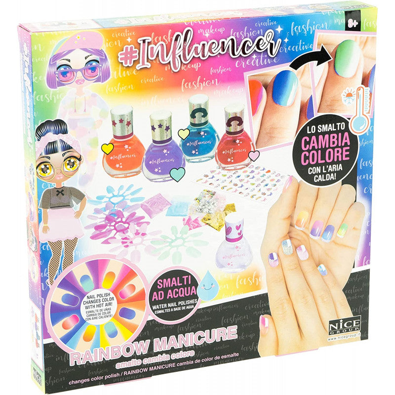 Influenceur Rainbow Manucure
