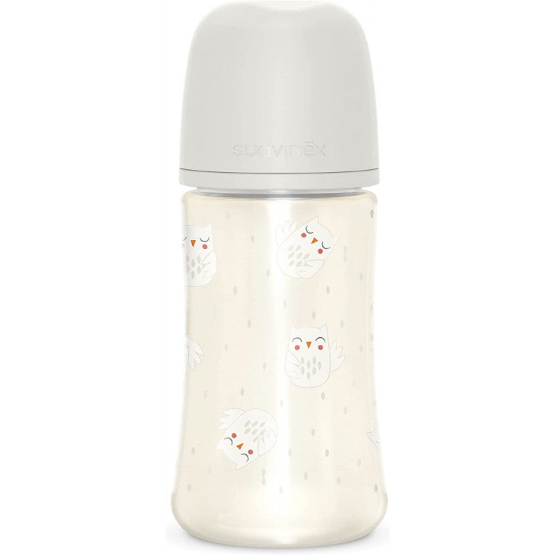 Suavinex - Biberon Bonhomia 270 ml - Blanc