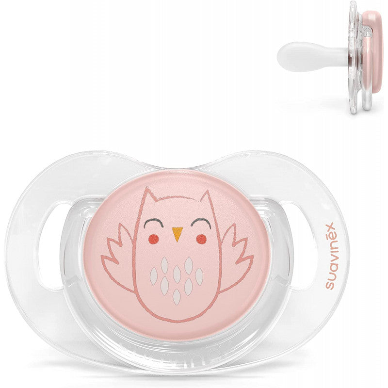 Suavinex - Sucette Bonhomia 0/6 Mois - Rose