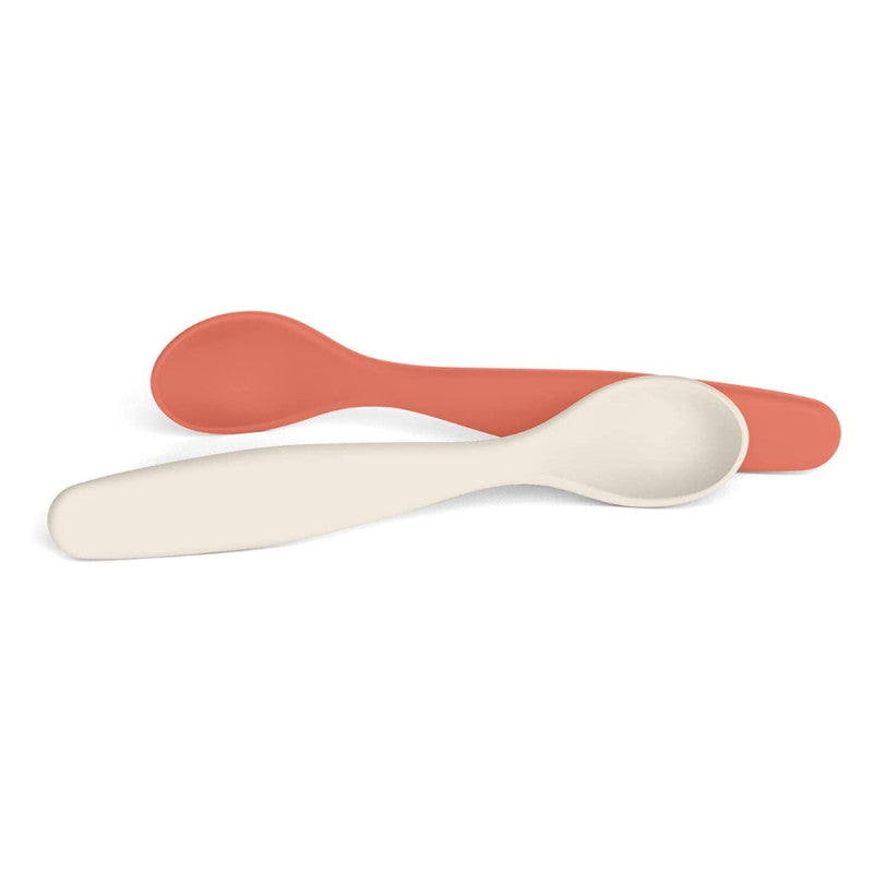 Suavinex - Set de 2 Cuillères Go Natural Rose