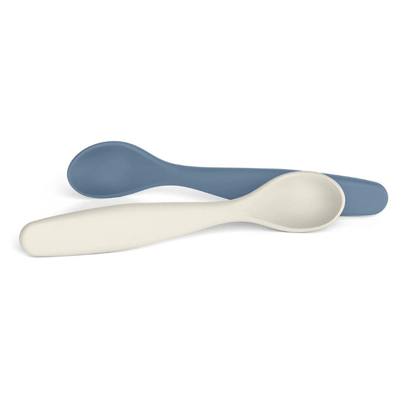 Suavinex - Set de 2 Cuillères Go Natural Bleu Clair