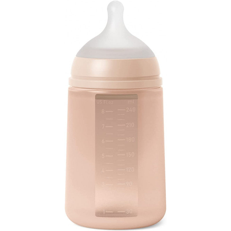 Suavinex - Flacon Silicone 240 ml - Color Essence Nude