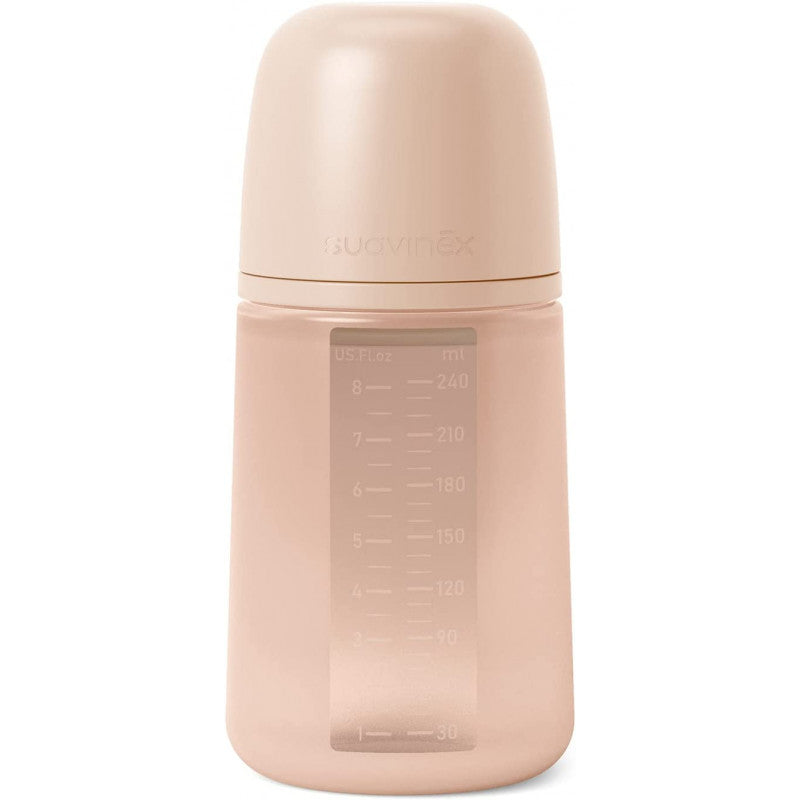 Suavinex - Flacon Silicone 240 ml - Color Essence Nude