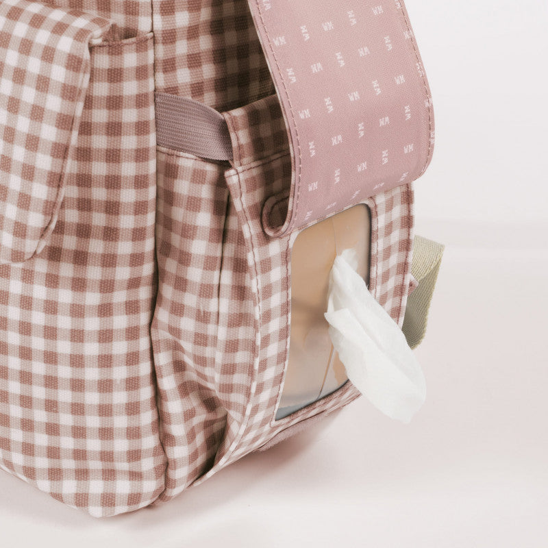 Zaino Passeggino I Love Vichy Rosa