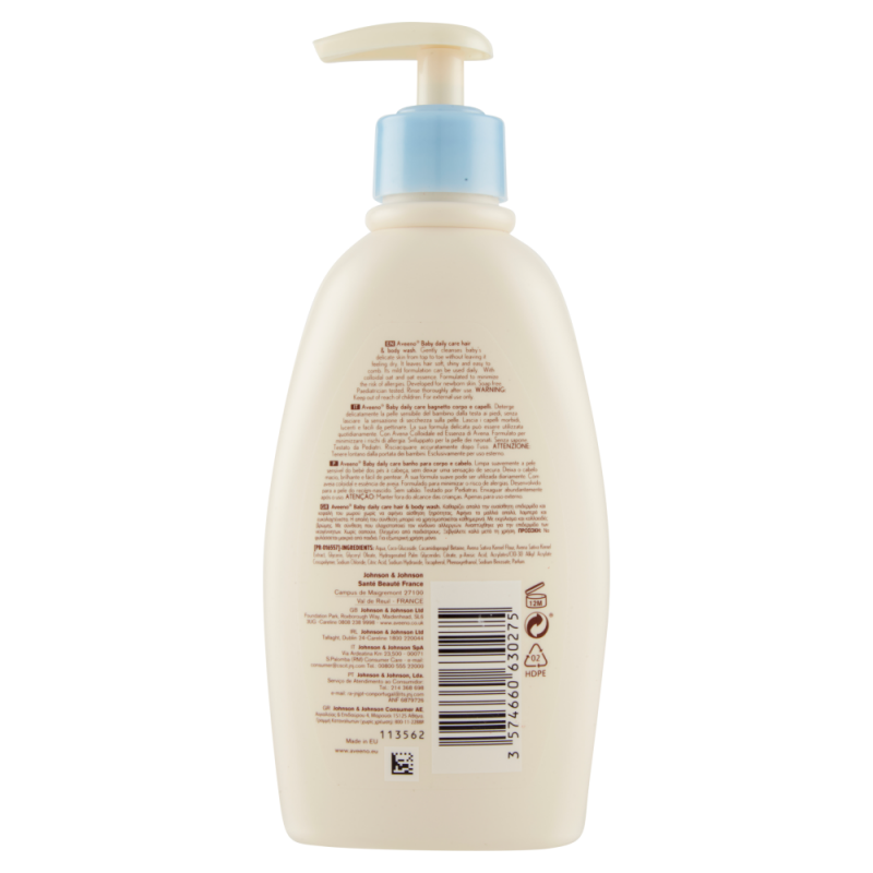 Aveeno - Bain corps et cheveux Baby Daily Care 300 ml