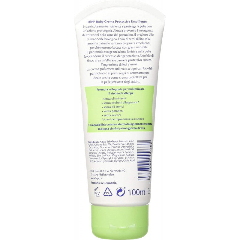 Hipp - Crème Protectrice Emolliente Bébé 100ml