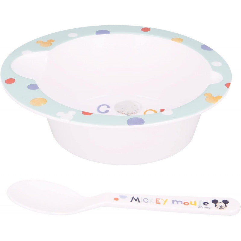 Ensemble assiette et cuillère à nourriture Disney