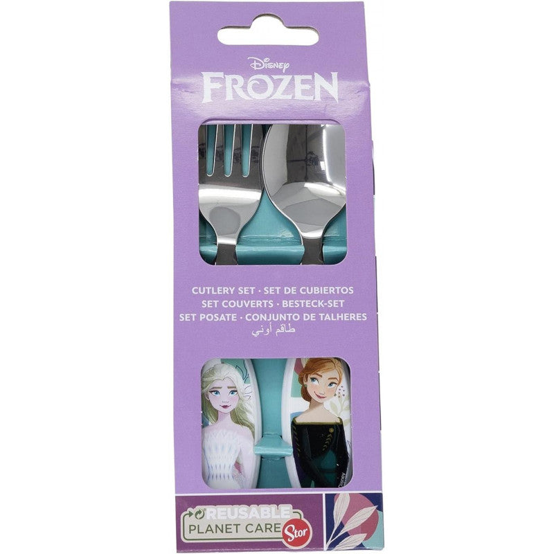 Coffret de 2 couverts Frozen Steel