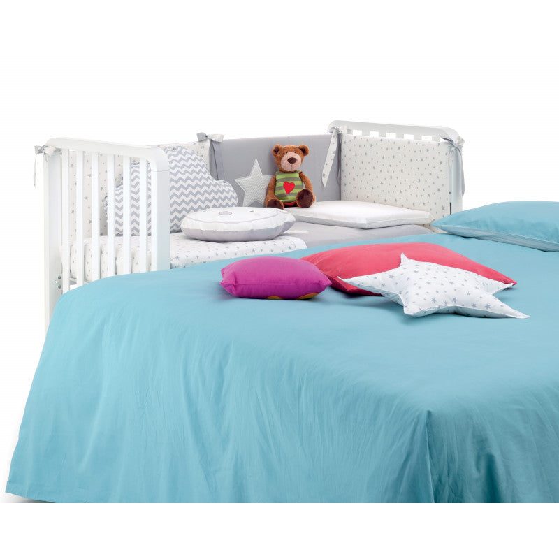Lettino Glam con Piumone Classico - Bianco - 7