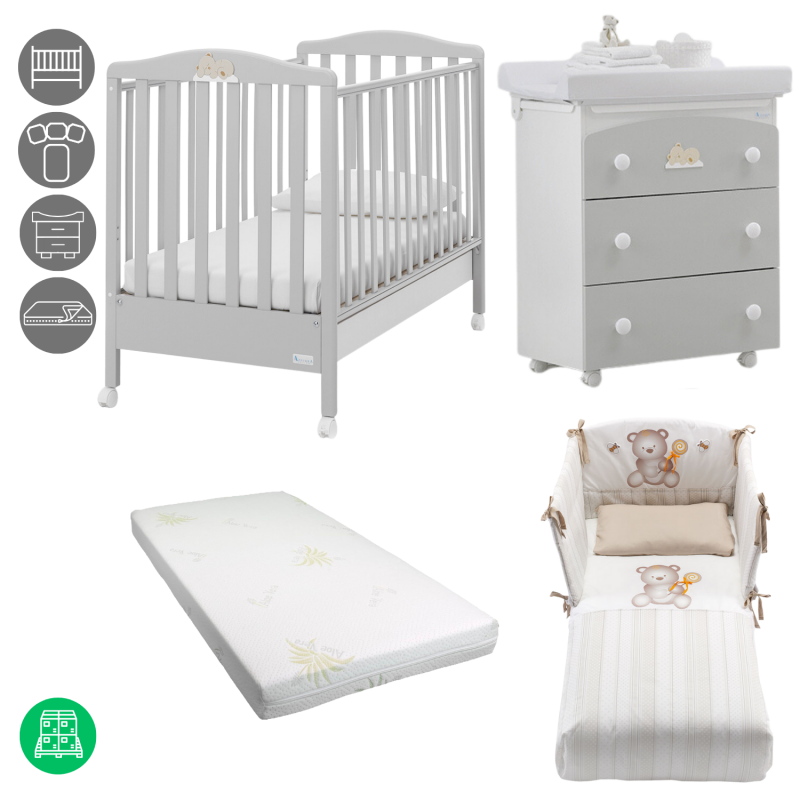 Aurora Bedroom - Grey