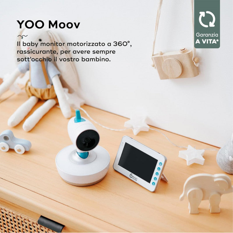 Moniteur vidéo 360° pour bébé YOO-Moov