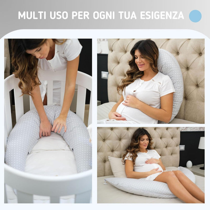 Coussin de Grossesse et Coussin Allaitement - Memo 9 en 1
