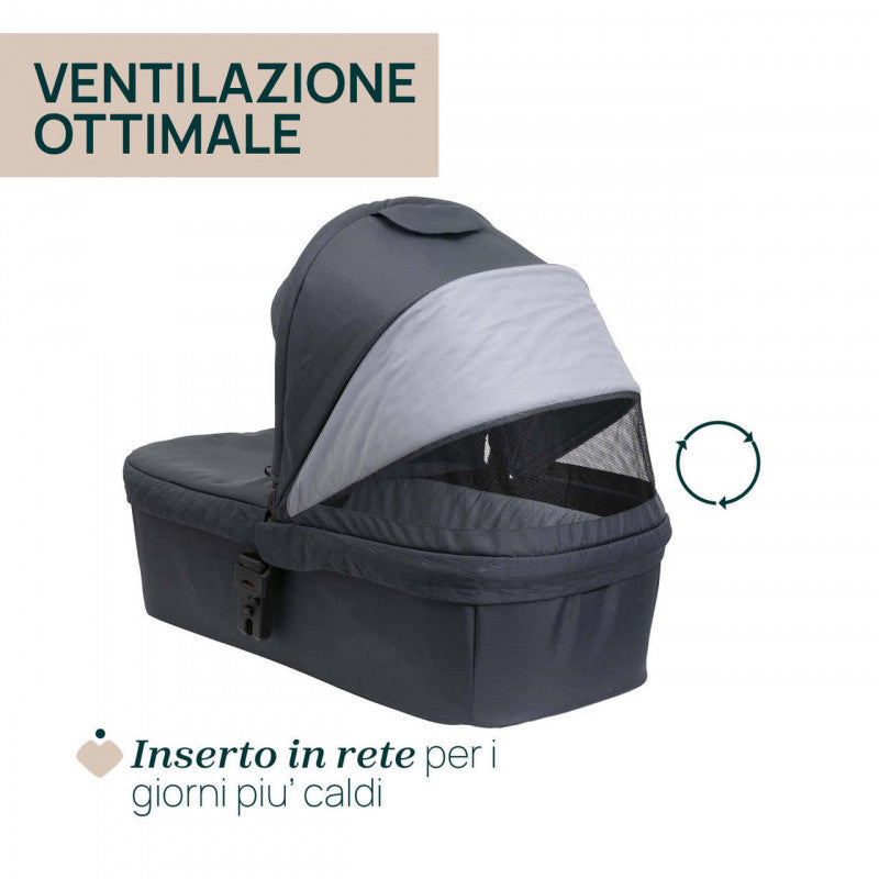 Poussettes Trios Chicco Seety Etna Black