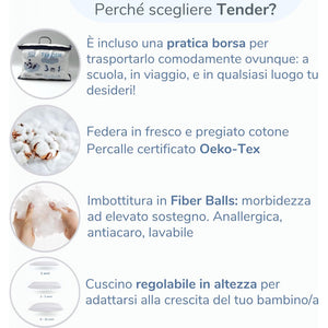 Coussin pour lit bébé à hauteur réglable Tender - 3