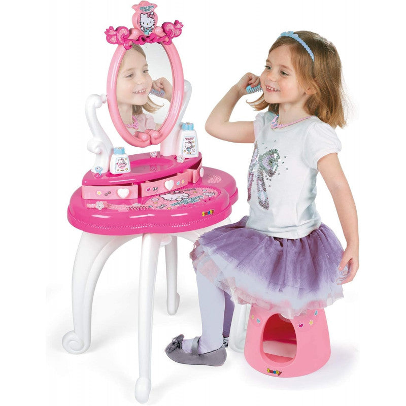 Miroir Hello Kitty avec tabouret et accessoires