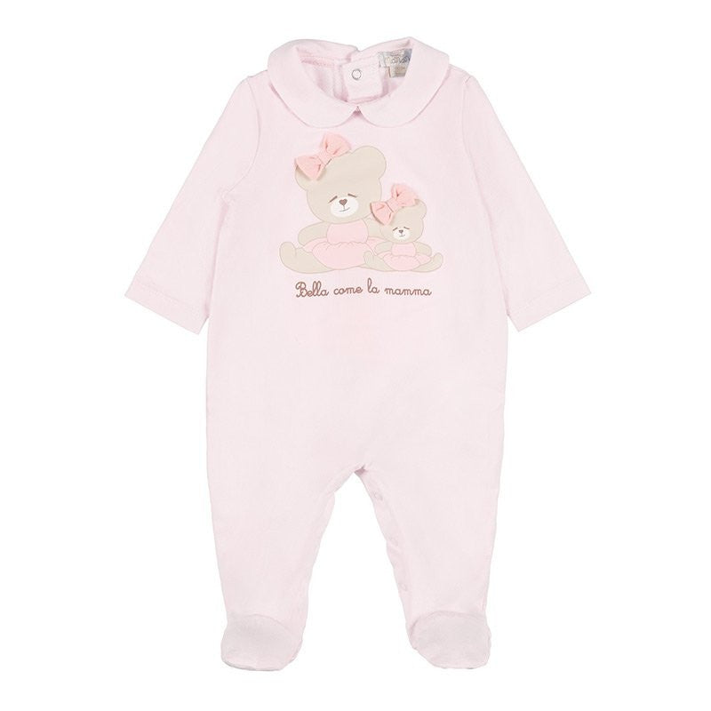 Combinaison avec inscription Bella Come La Mamma 03 Mois
