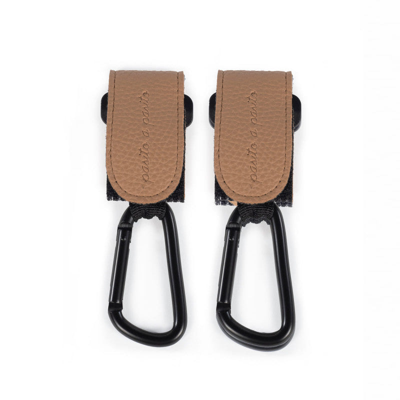 Lot de 2 Crochets Poussette - Pasito a Pasito Icon Caramel