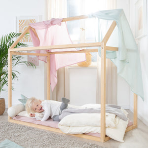 Lit Montessori - Maison en bambou - 2