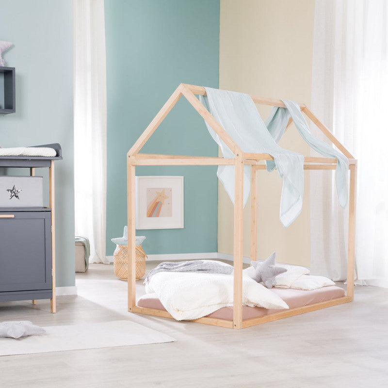 Lit Montessori - Maison en bambou - 3