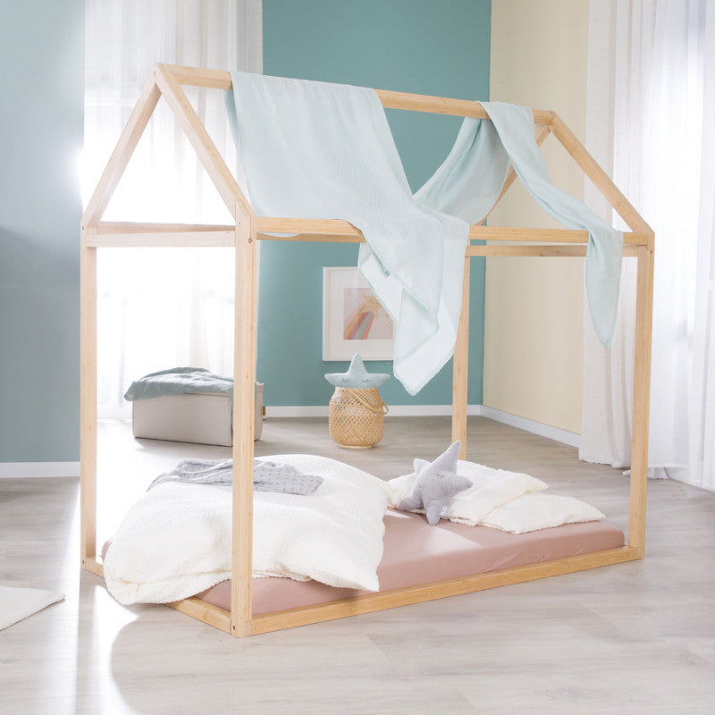 Lit Montessori - Maison en bambou - 4