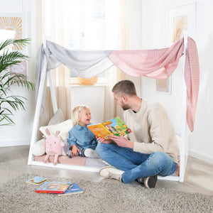 Lit Tipi Montessori Blanc - 3