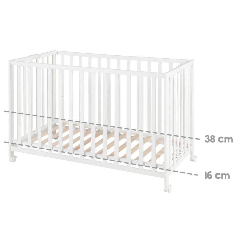 Lit pliant Fold Up - Blanc - 6