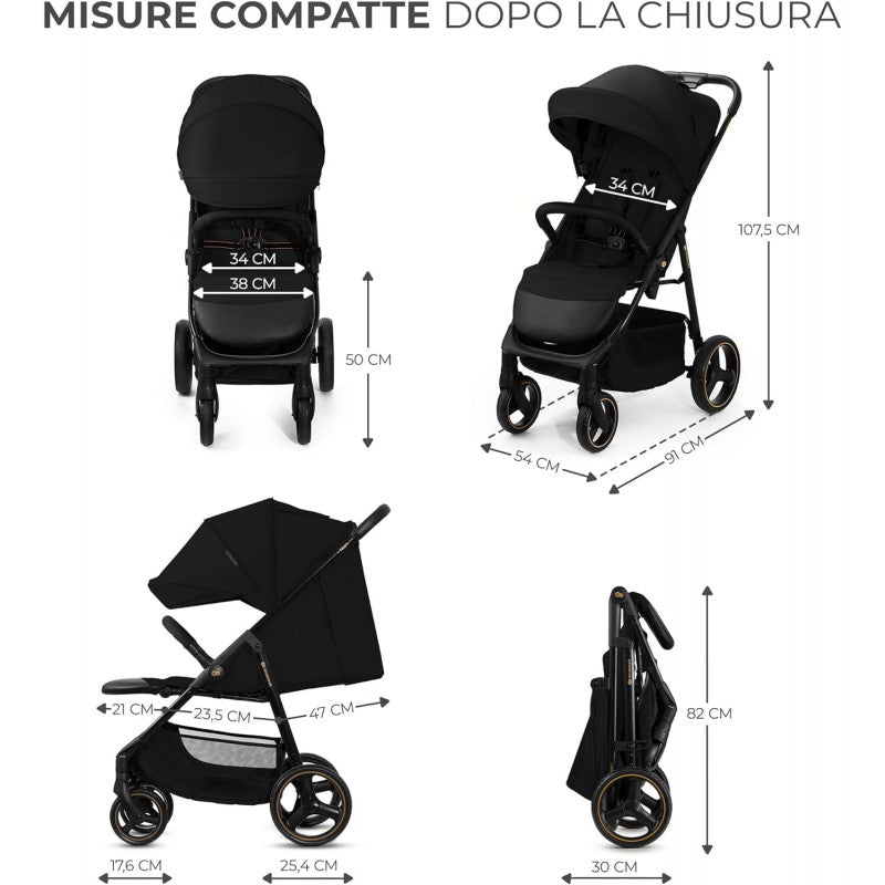 Stroller Kinderkraft Trig Onyx Black