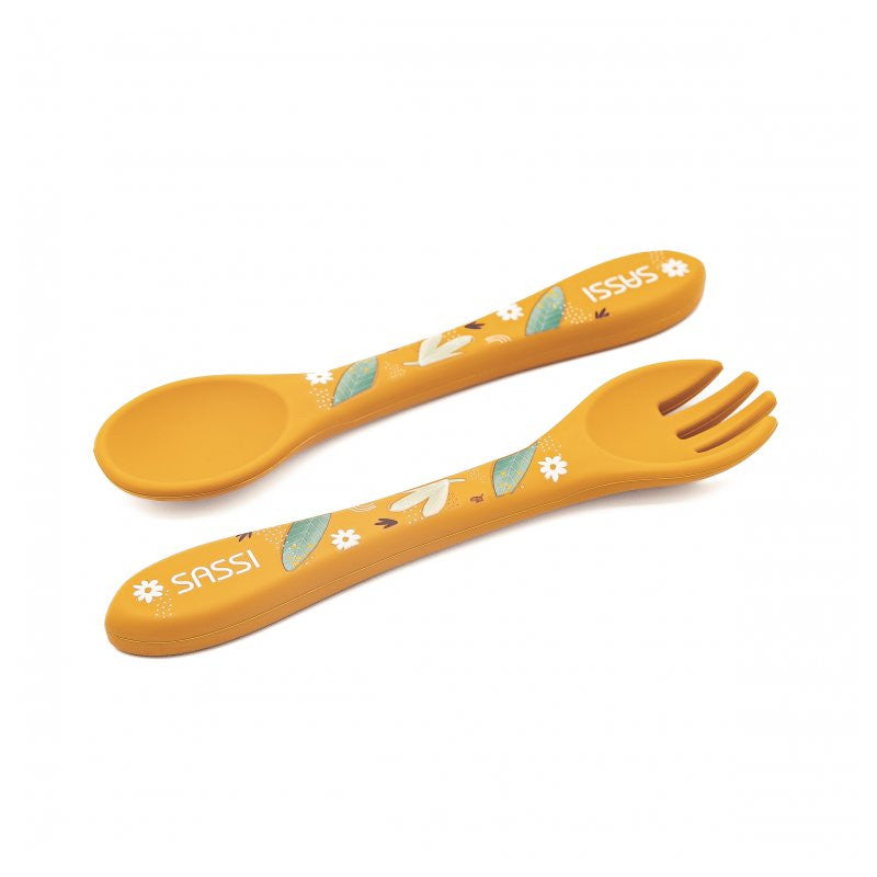 Couverts en silicone Leone Chompy