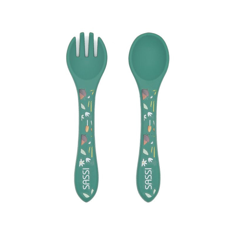 Couverts en silicone Fox Crunchy