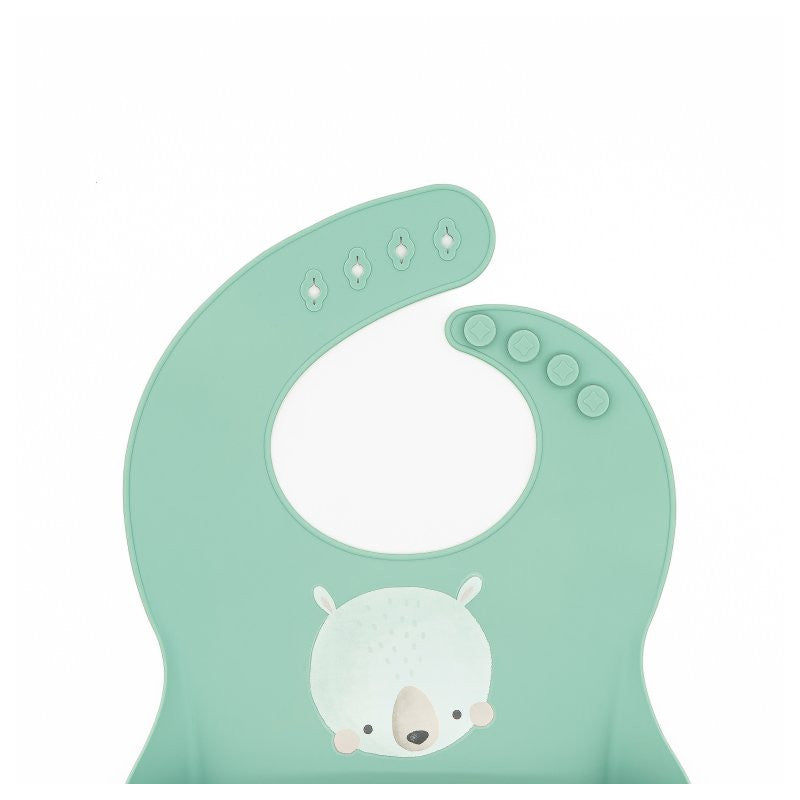 Bavoir de poche en silicone Munchy Bear