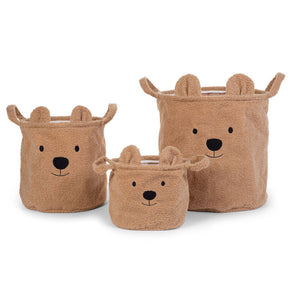 Lot de 3 paniers Teddy par Childhome