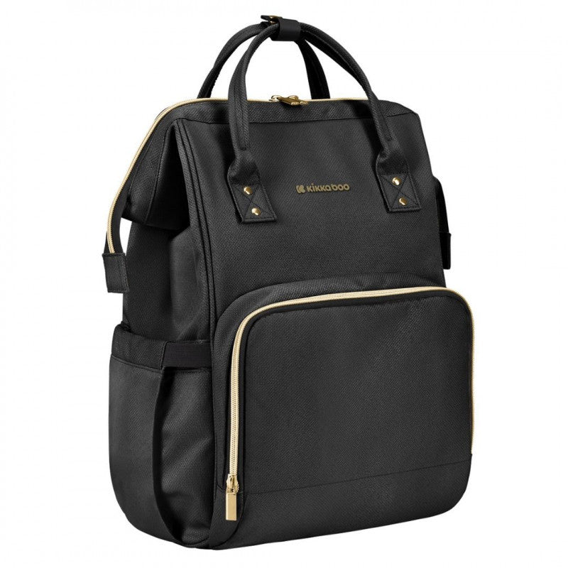 Noir Sac à dos noir et doré