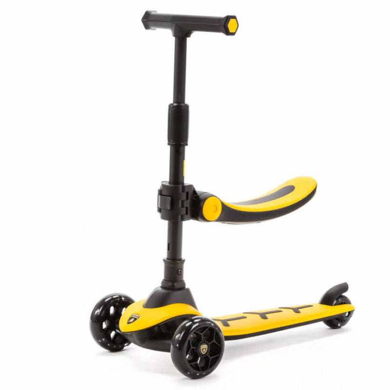 Lamborghini Scooter 2 en 1 - Jaune