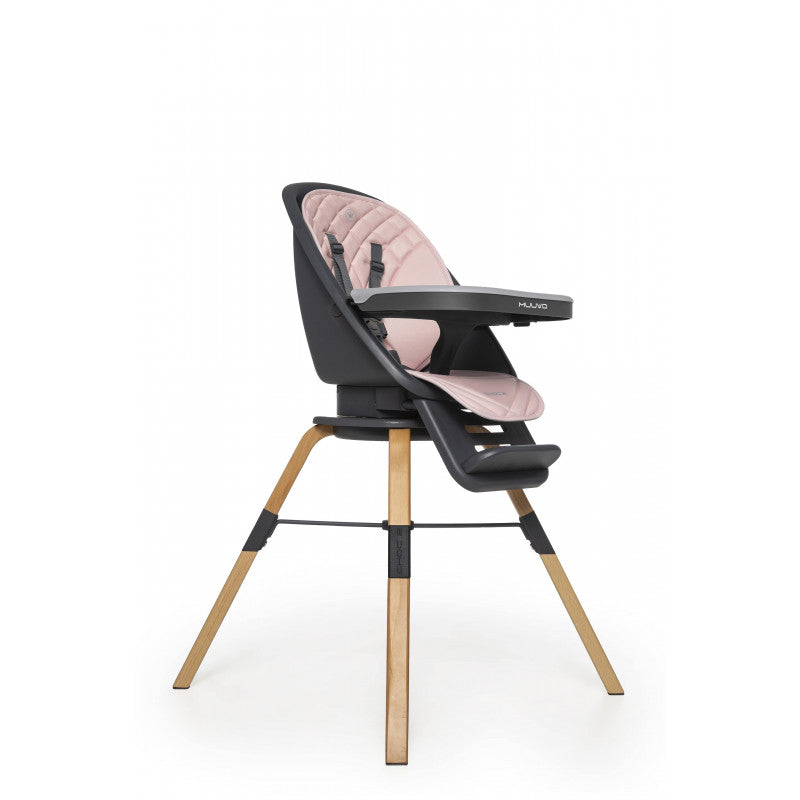 Chaises hautes Muuvo Choc 2 Powder Pink