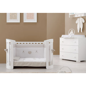 Lits bébé Erbesi Sweet- Bianco