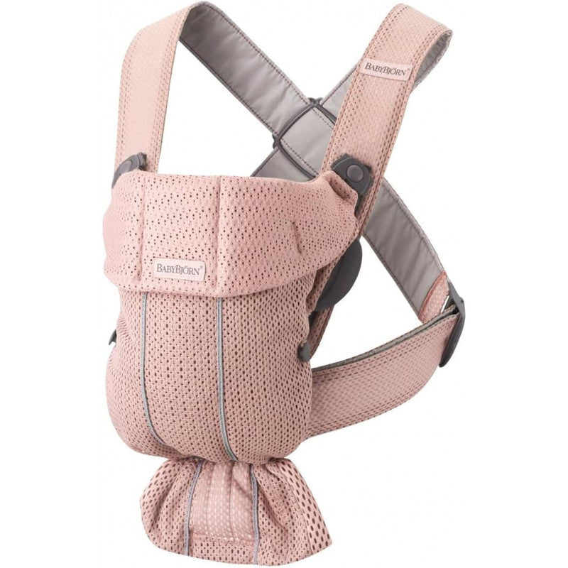 Porte-bébés et sacs BabyBjorn Mini Mesh 3D Dusty Pink