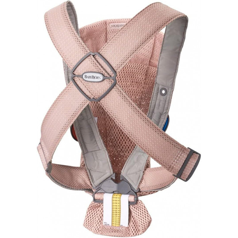 Porte-bébés et sacs BabyBjorn Mini Mesh 3D Dusty Pink