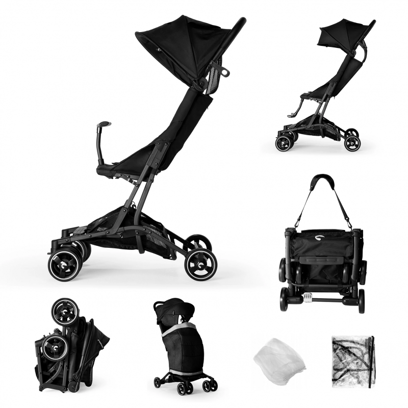 Poussettes Cabine Kidnort Snopetrel Black