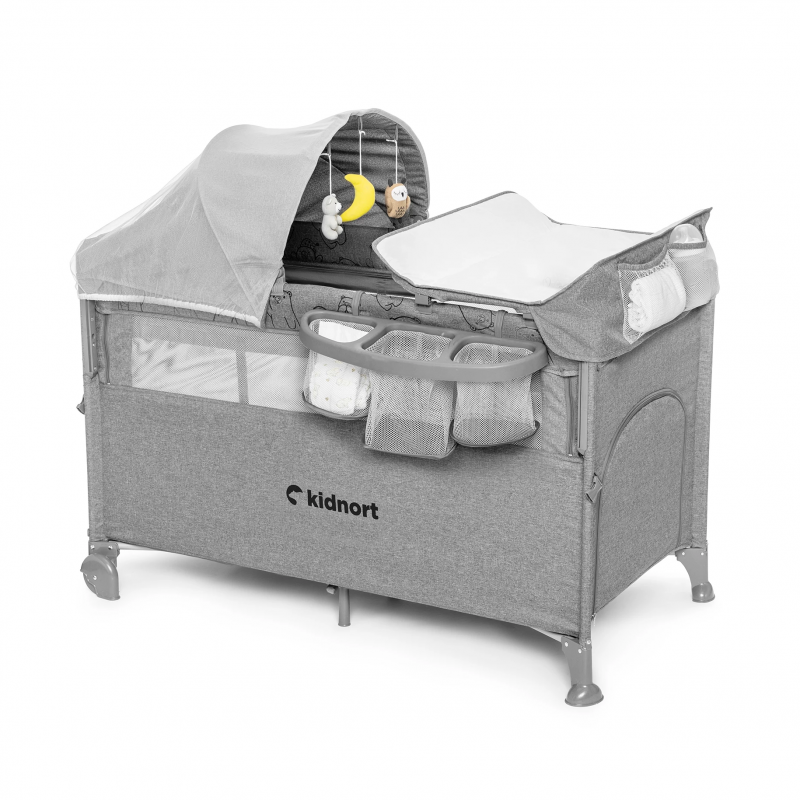 Lit parapluie Kidnort Stugan Light Grey