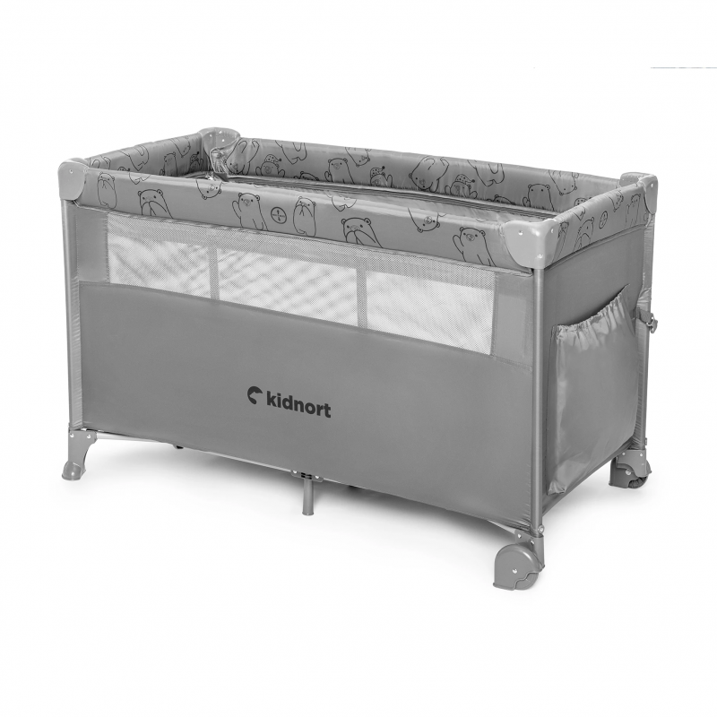 Lit parapluie Kidnort Naste Light Grey