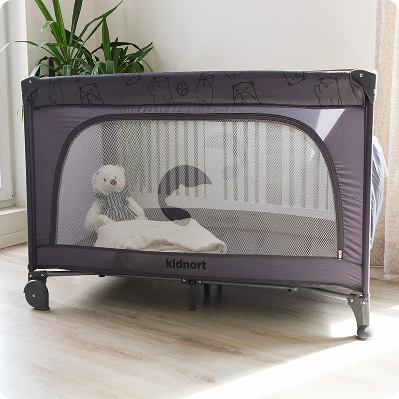 Lit parapluie Kidnort Grotta Light Grey - 6