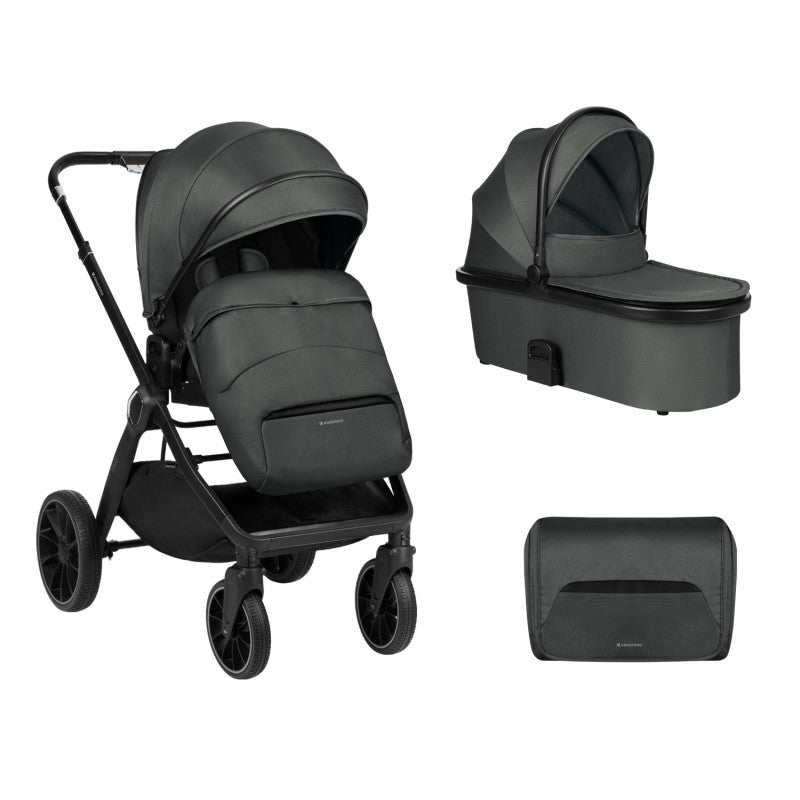 Poussettes Duos et Poussettes 2 en 1 kikkaboo Tiffany- Dark Grey