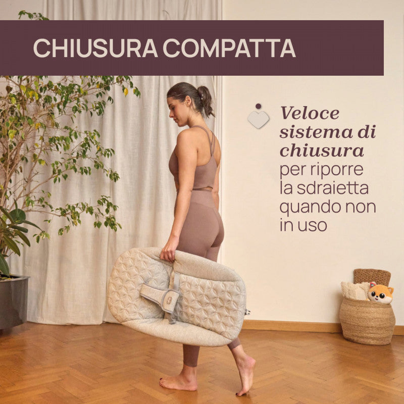 Sdraietta Zen Chicco Wawe Modern Grey