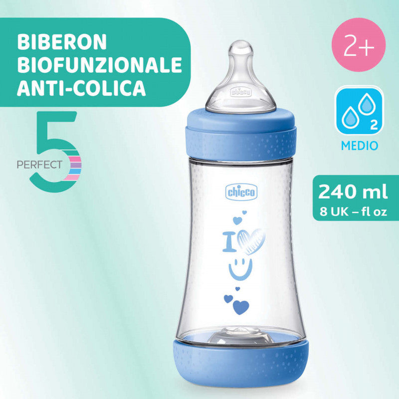 copy of Biberon Chicco Perfect 5 - 240ml Bleu