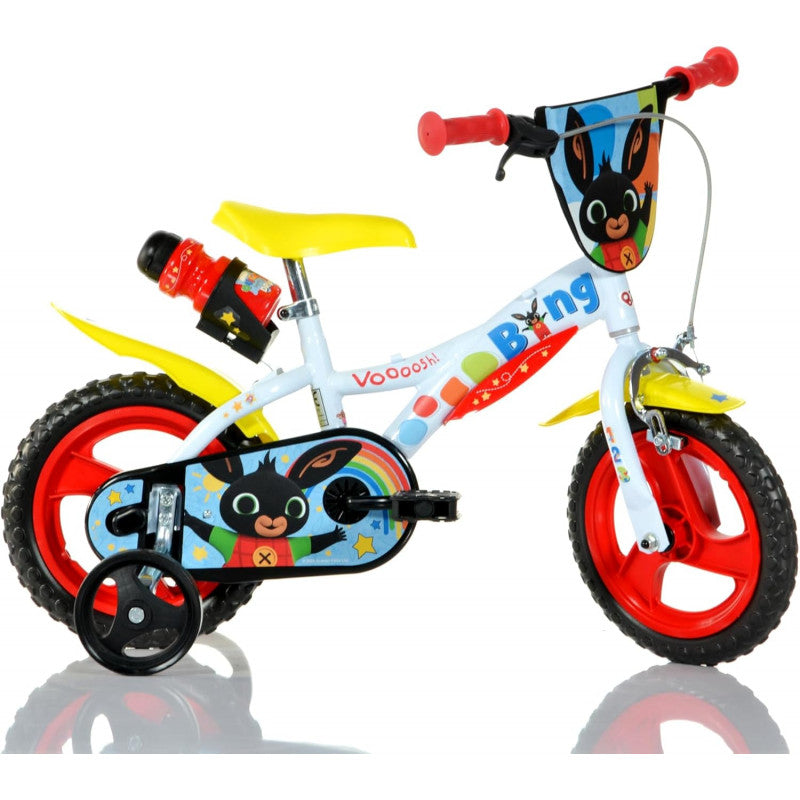 Bing 14" Bicycle";"The Bing bicycle is a black and red bicycle featuring children's favorite character, Bing. It is available in various sizes, to be chosen based on the child's age."