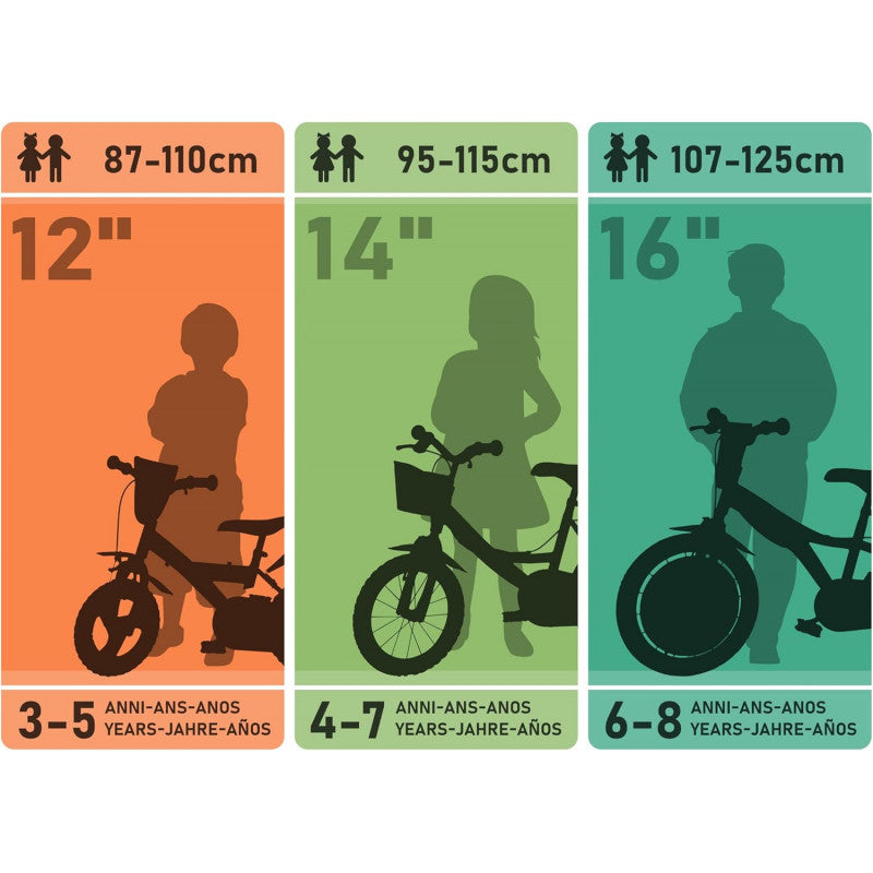Velos Enfants Dino Bike Patrol 14";vélo 10"
