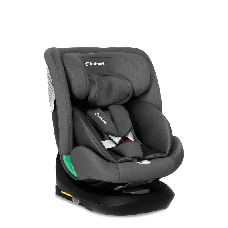 Siège auto Radjur avec sangle supérieure gris - Kidnort