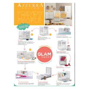 Lits bébé Azzurra Design Glam Avana - Glammy - 12