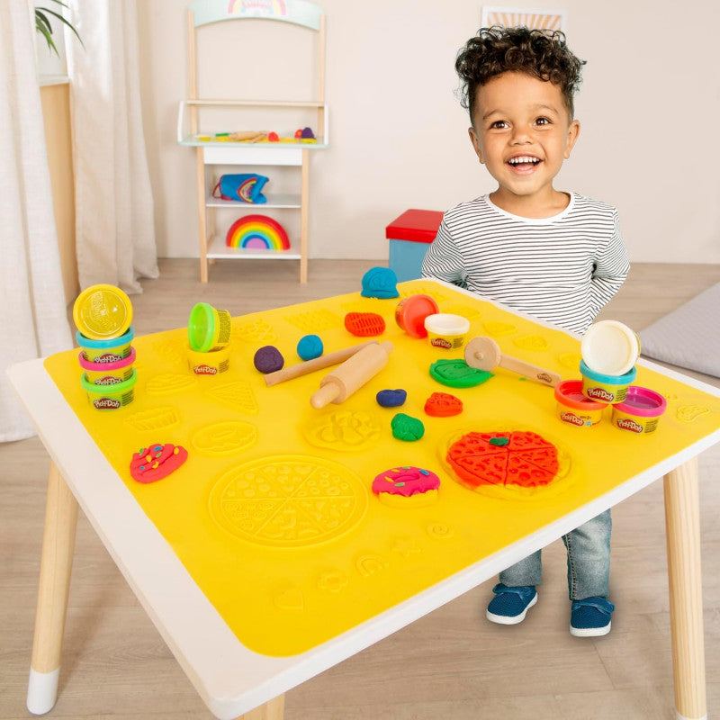 Set Play-Doh - Tapis créatif 3D avec 12 pots