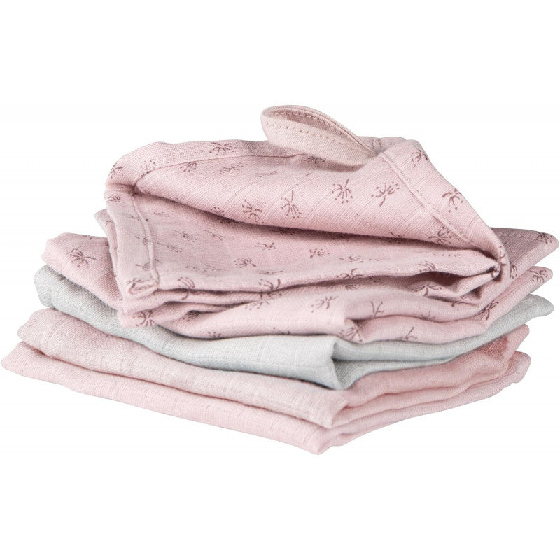 Lot de 5 serviettes en mousseline de coton biologique Lil Planet